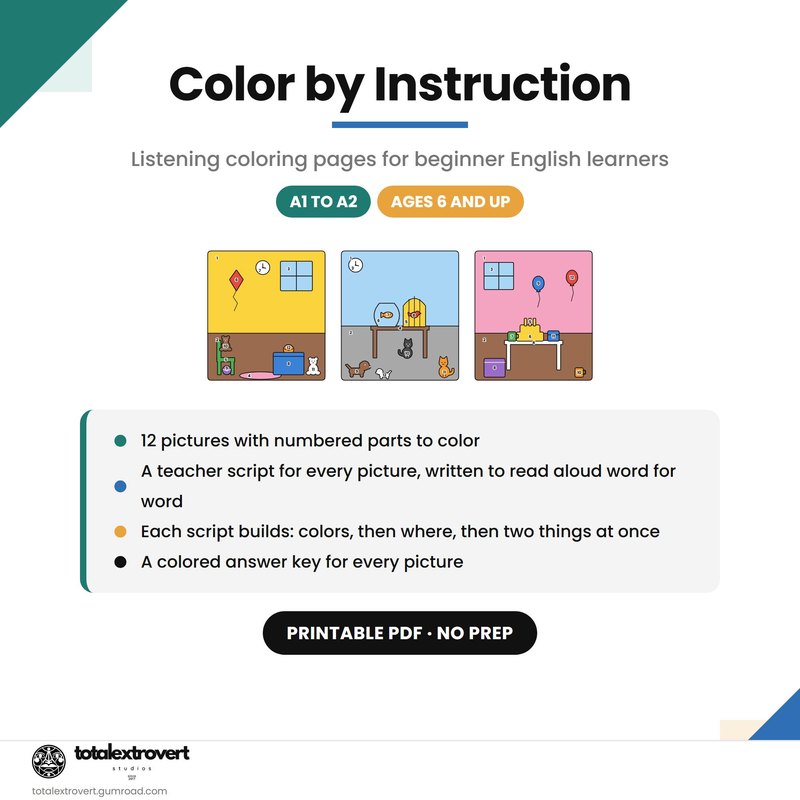 Color by Instruction, A1