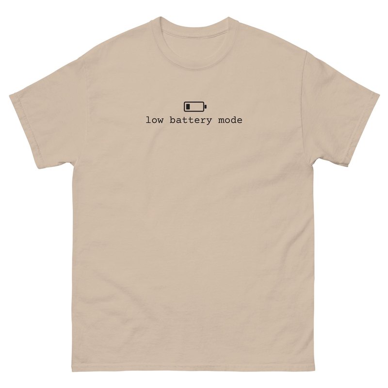low battery mode tee