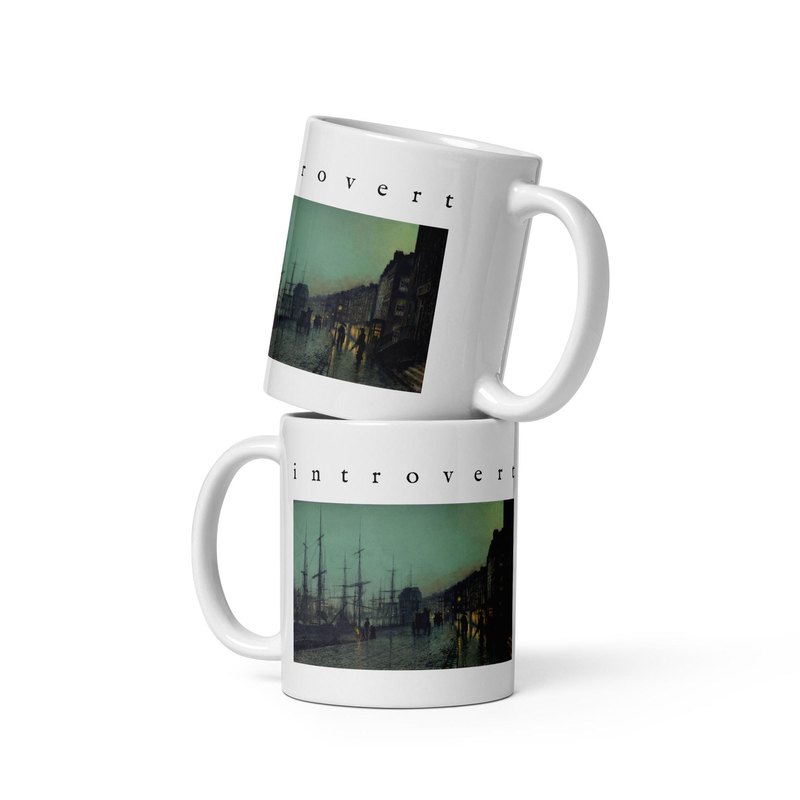 introvert Night Harbor Mug